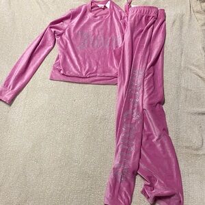 Juicy Couture velour trac suit